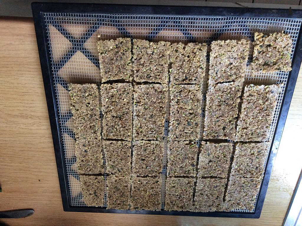 Raw cracker recipe Buttery walnut zucchini crackers The Rawtarian