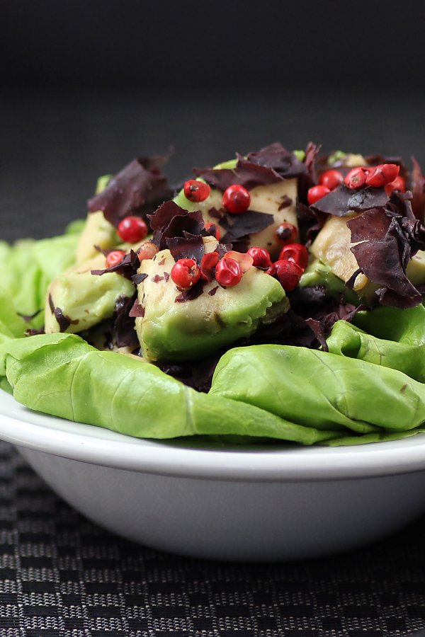 Raw avocado dulse salad recipe The Rawtarian