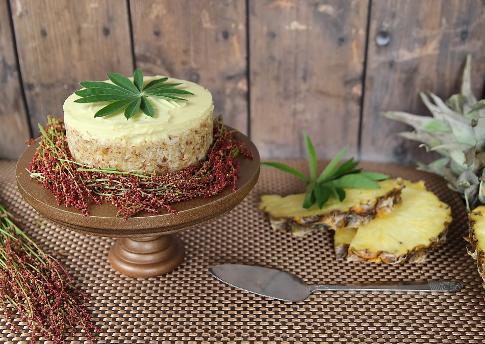Raw pineapple cake recipe The Rawtarian