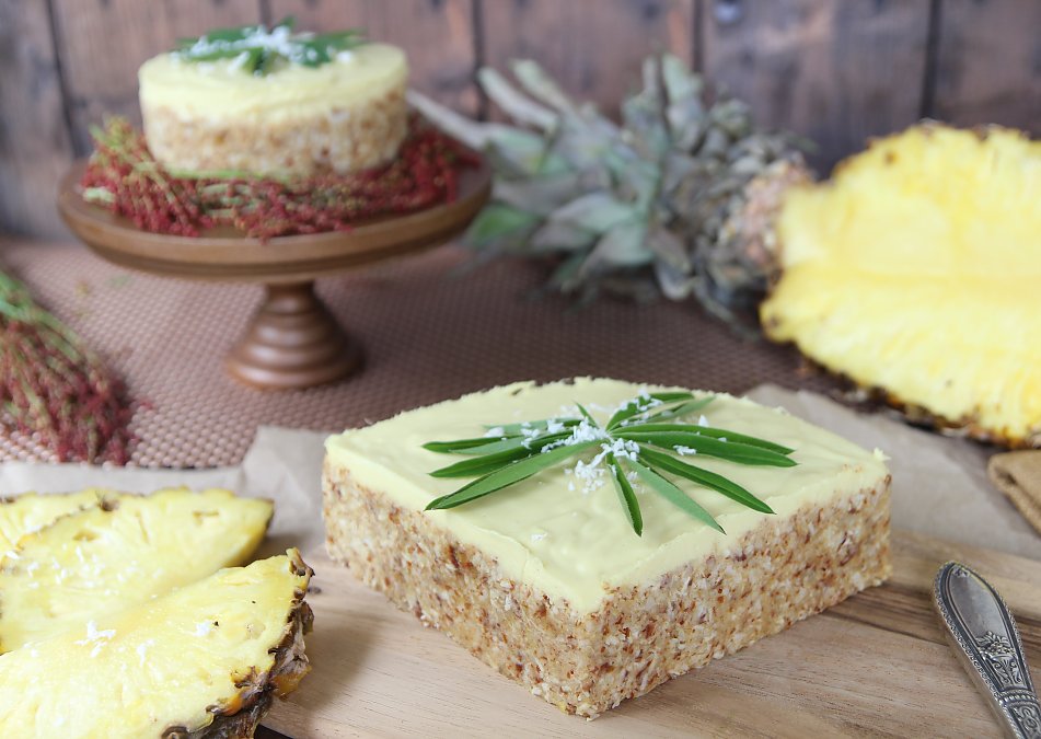 Raw pineapple cake recipe The Rawtarian