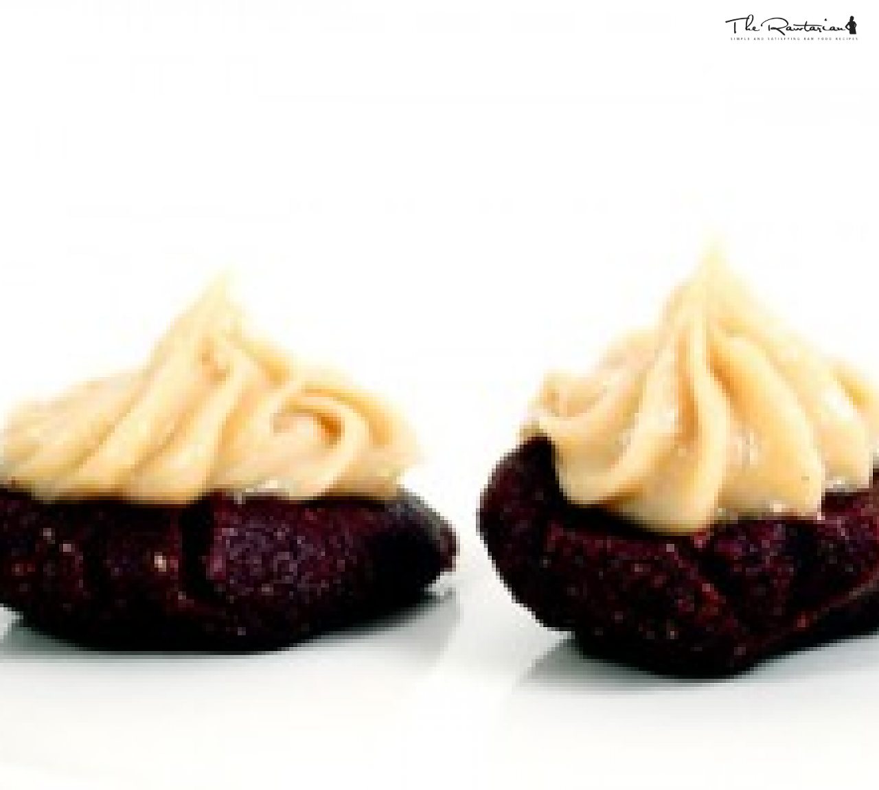 Brownie Bites with Buttery Vanilla Frosting | The Rawtarian