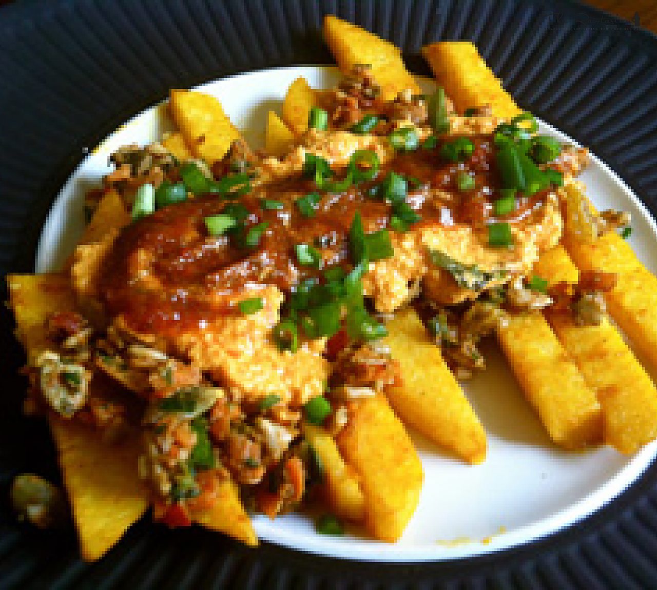 Chilli Cheeze Fries | The Rawtarian