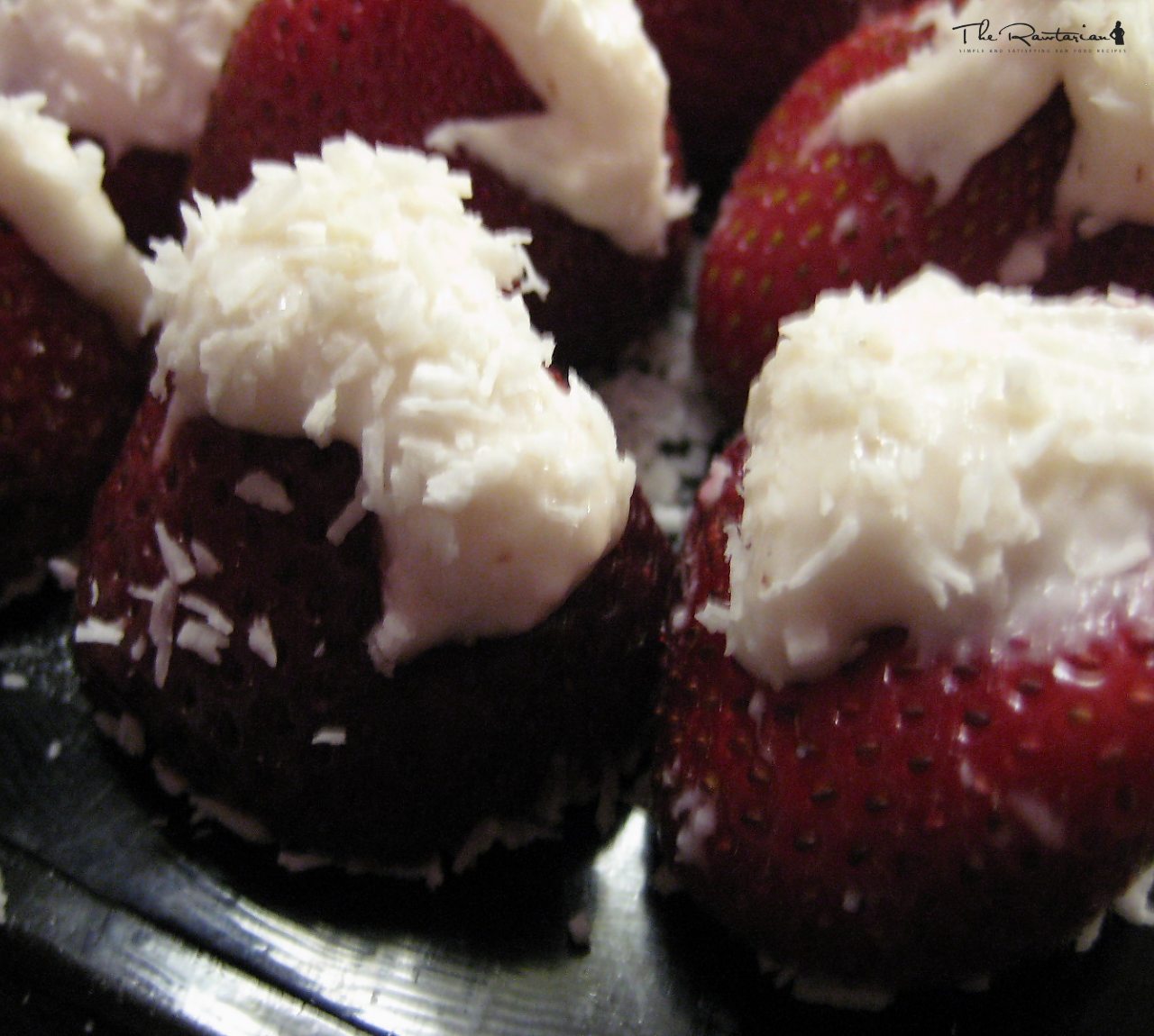Coconut Stuffed Strawberries | The Rawtarian