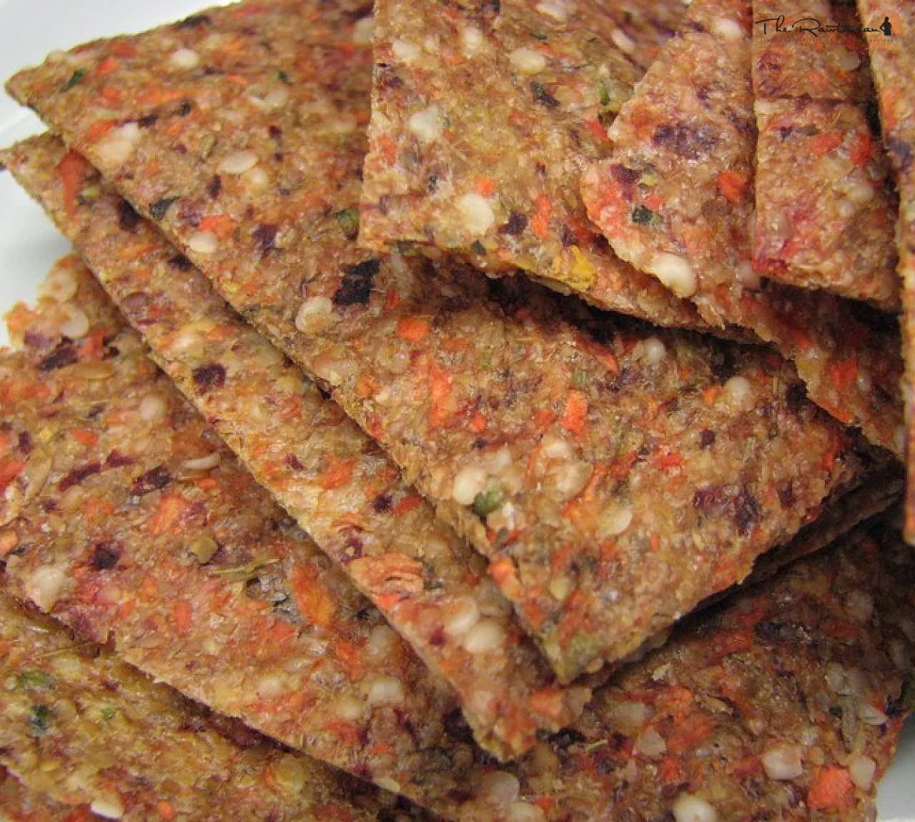 Cracker With Carrot And Beetroot | The Rawtarian