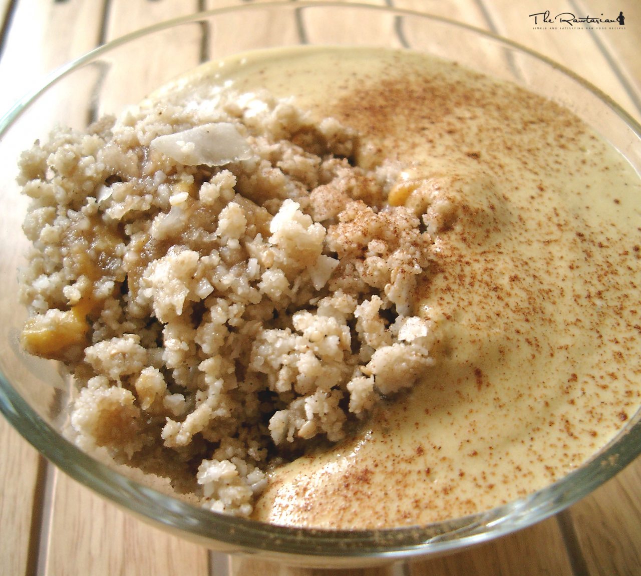 Crust-Free Apple Pie and Custard | The Rawtarian