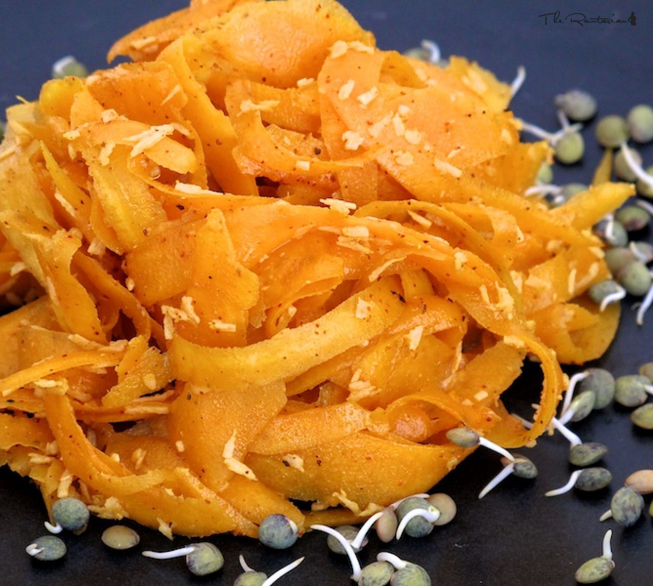 Curried Butternut "Noodles" | The Rawtarian
