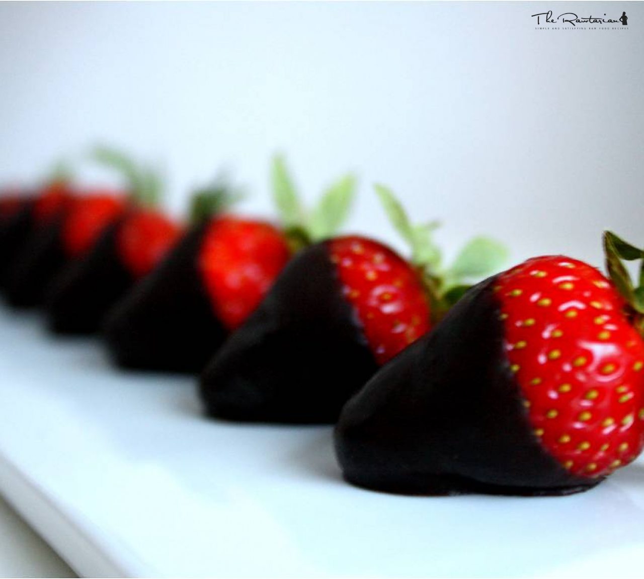 Dark Chocolate Strawberries The Rawtarian