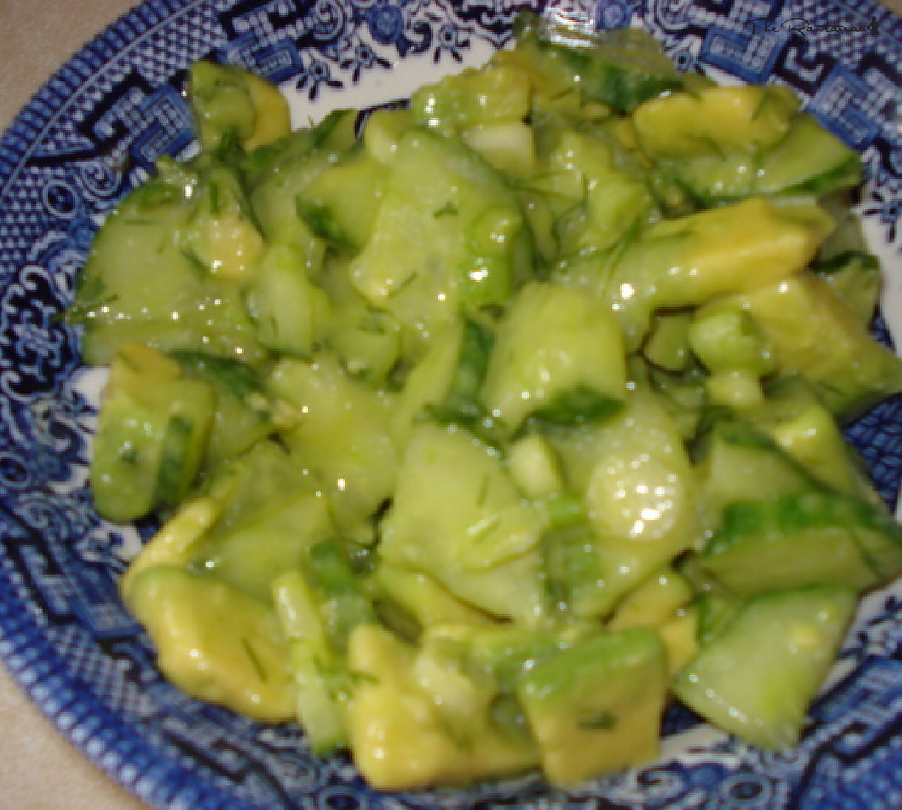 Delectable Avocado Dill Salad | The Rawtarian