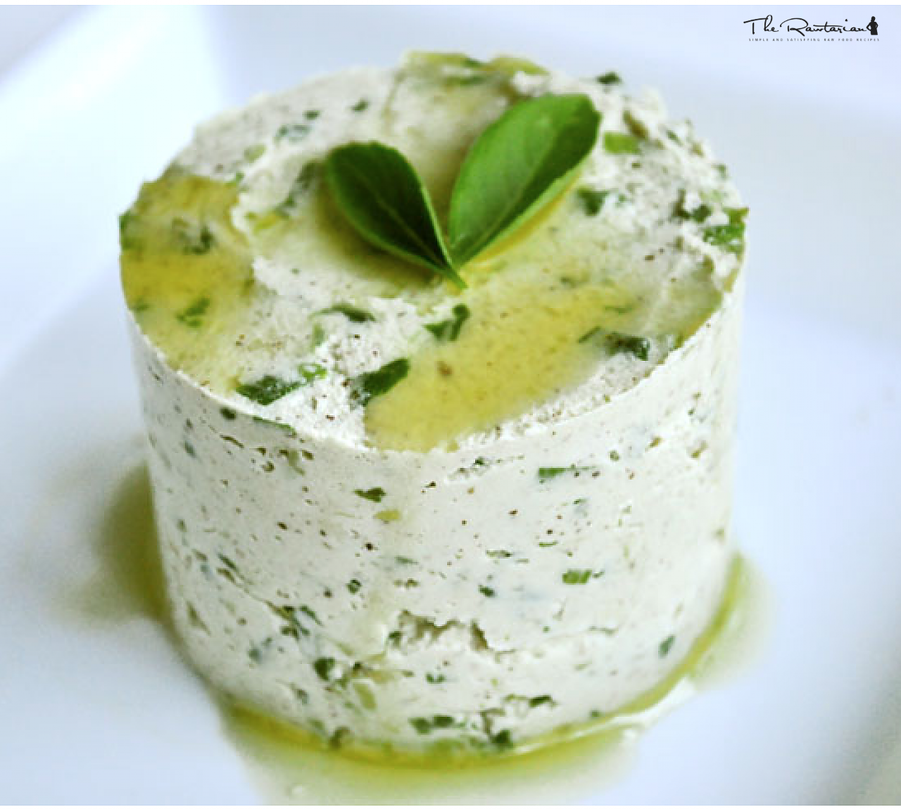 Leek and herb nut cheese The Rawtarian