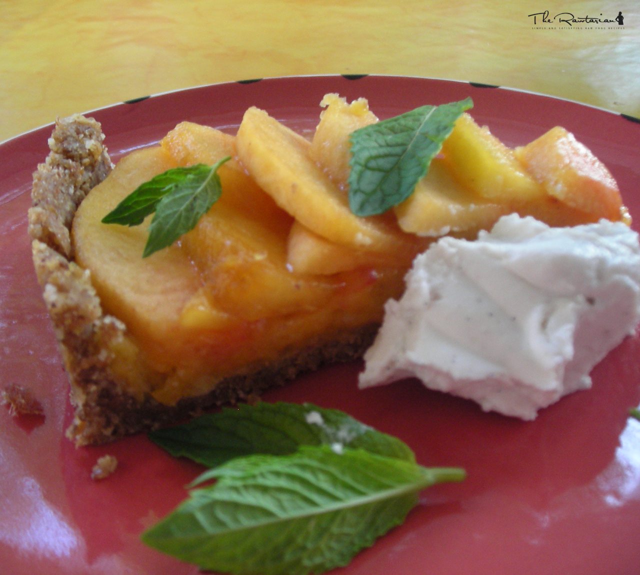 Peach Pie | The Rawtarian
