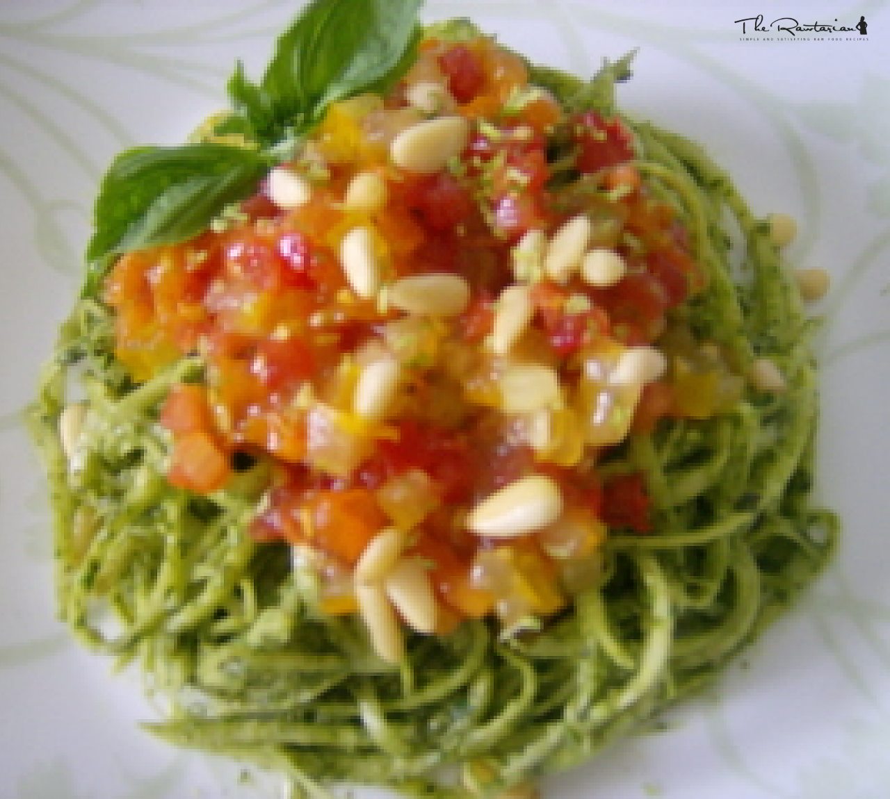 Pesto Pasta Pronto The Rawtarian