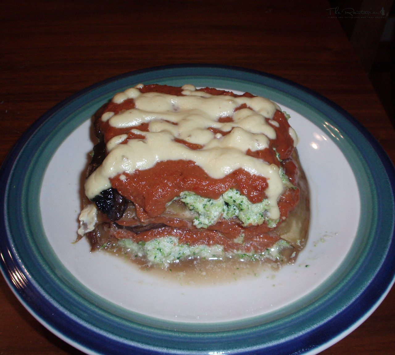 Portobello Eggplant Lasagna | The Rawtarian