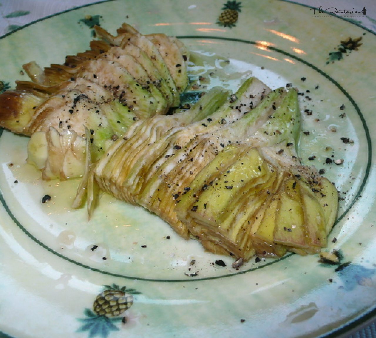Raw Artichoke with Lemon | The Rawtarian