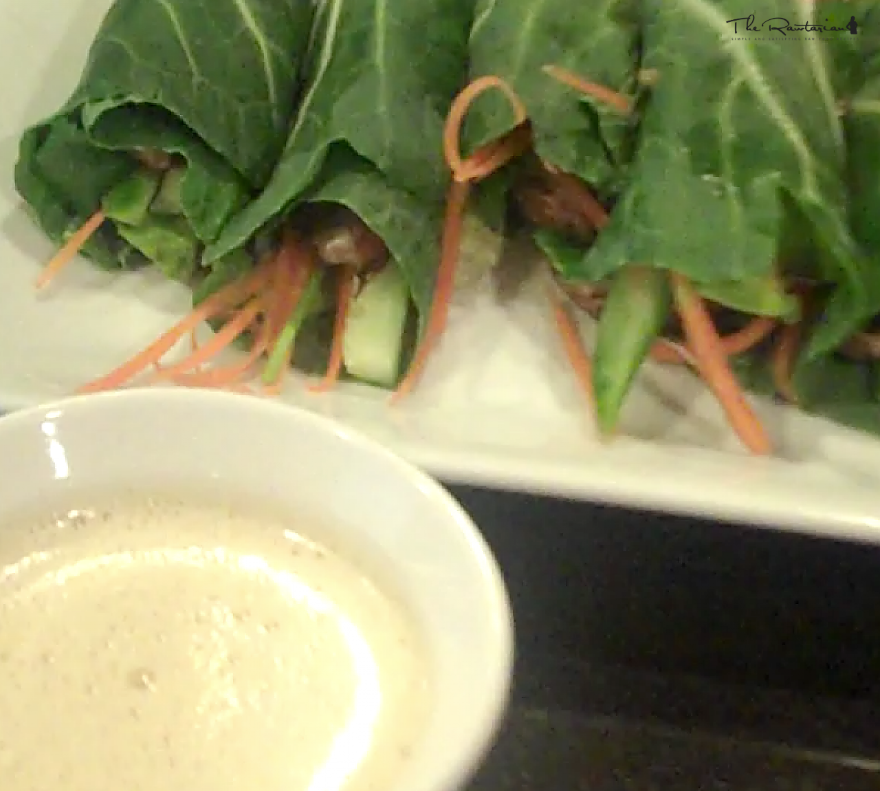 Raw Thai Spring Rolls with "Peanut" Sauce | The Rawtarian