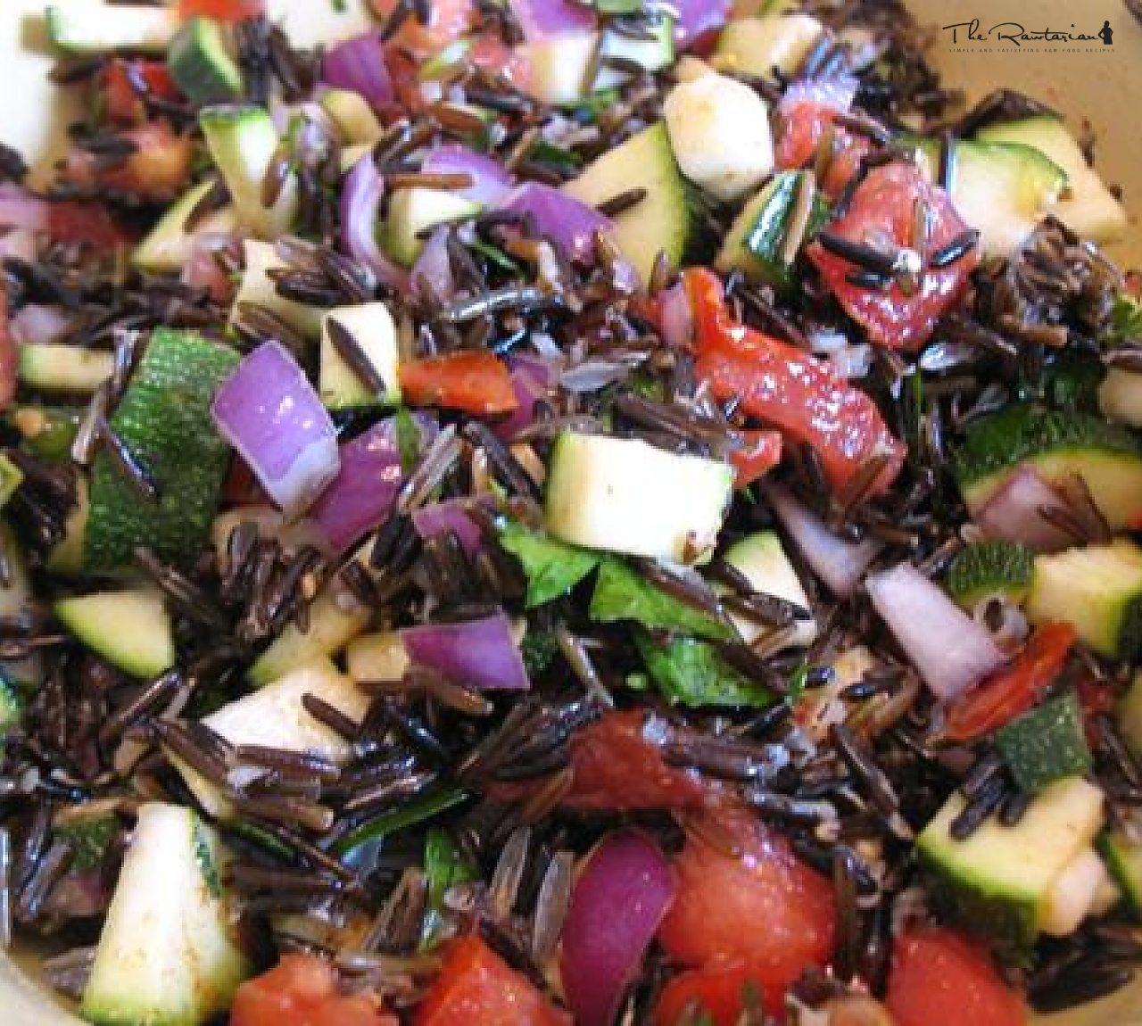 Raw Wild Rice Pilaf The Rawtarian