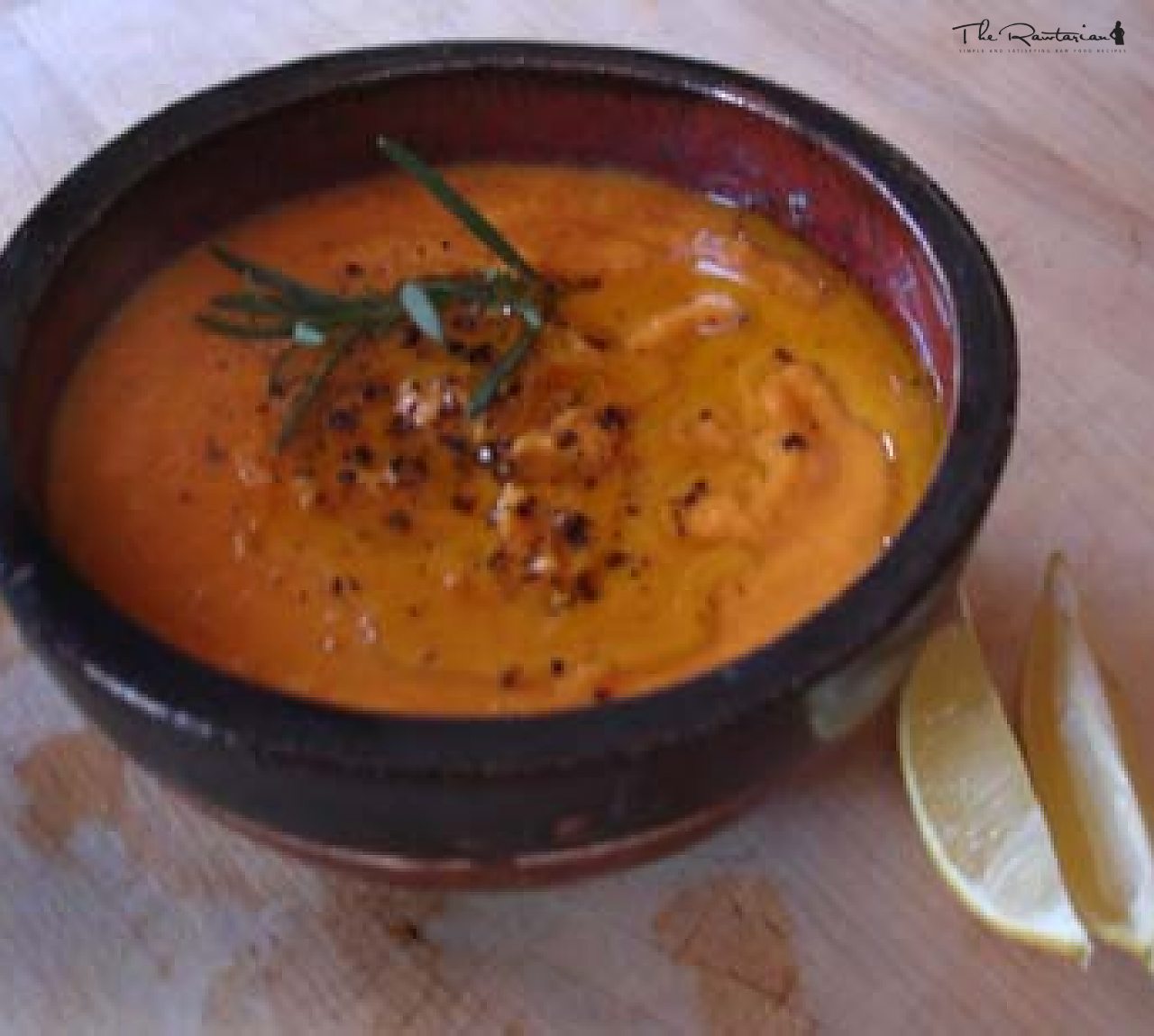 Savory-Sweet Butternut Squash Soup | The Rawtarian
