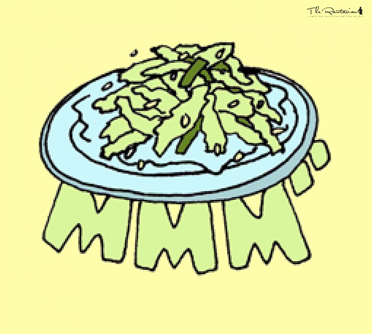 sesame-almond cabbage salad | The Rawtarian