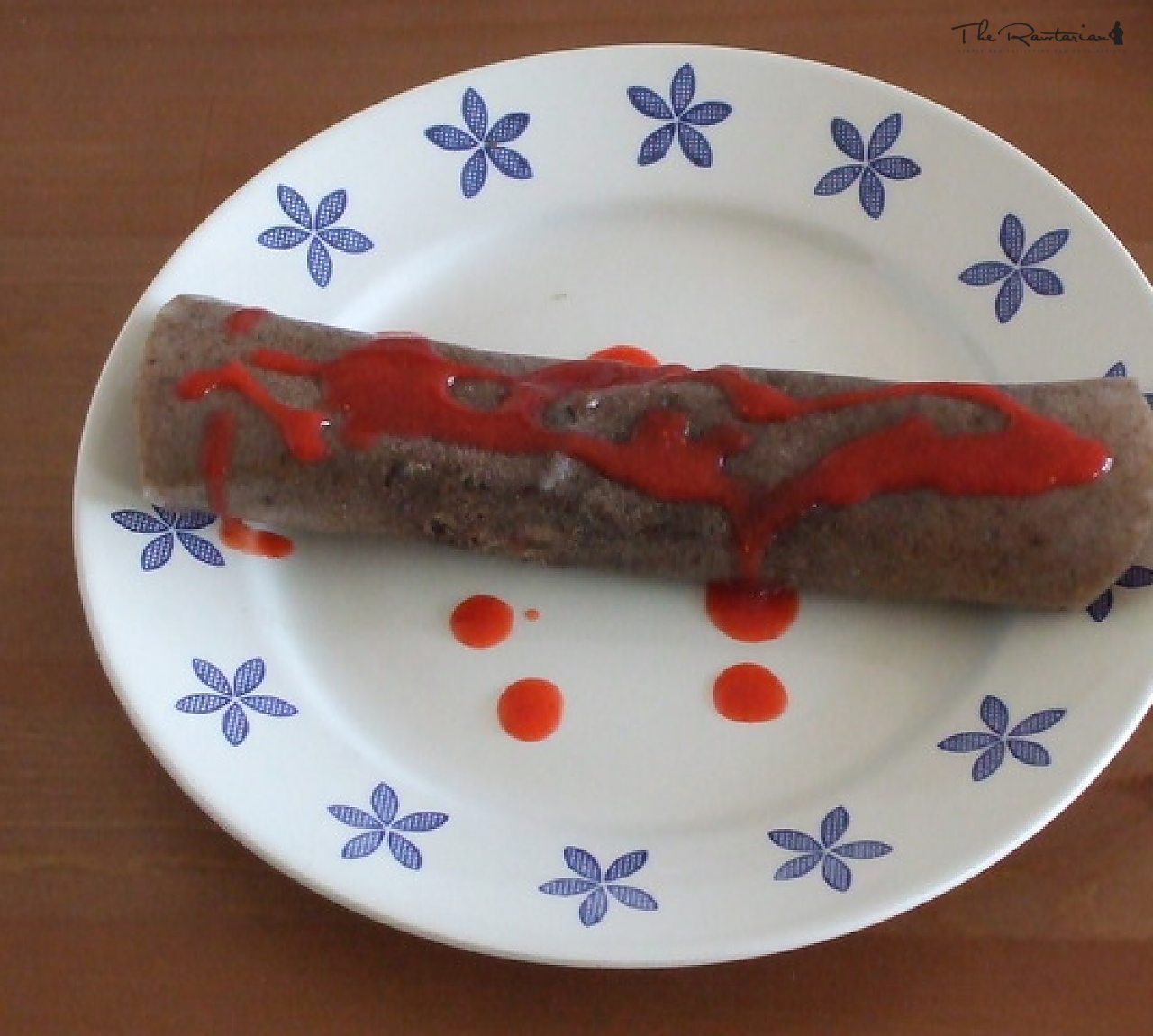 Strawberry Chocolate Pancake | The Rawtarian