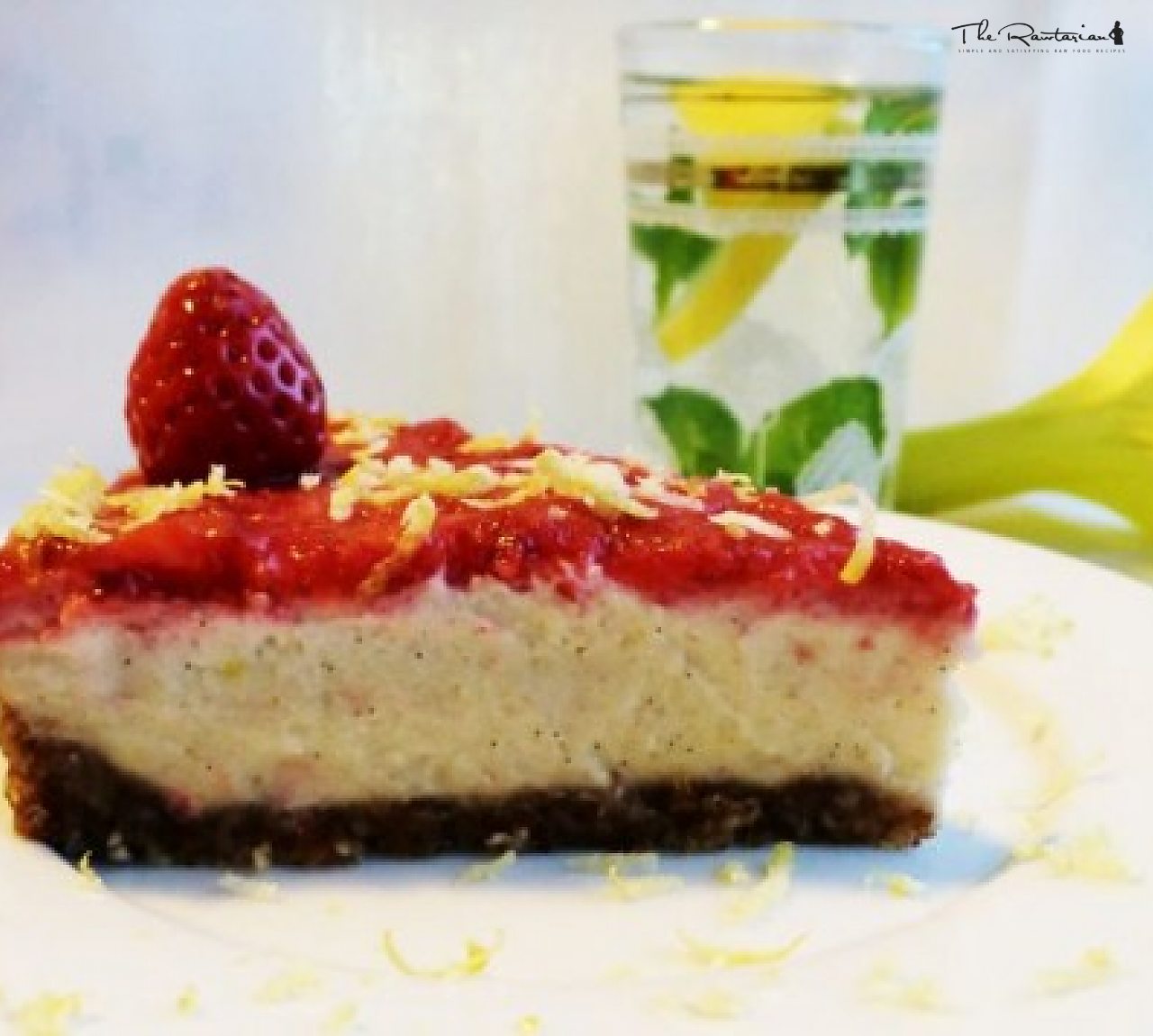 Strawberry Lemon Cheesecake The Rawtarian