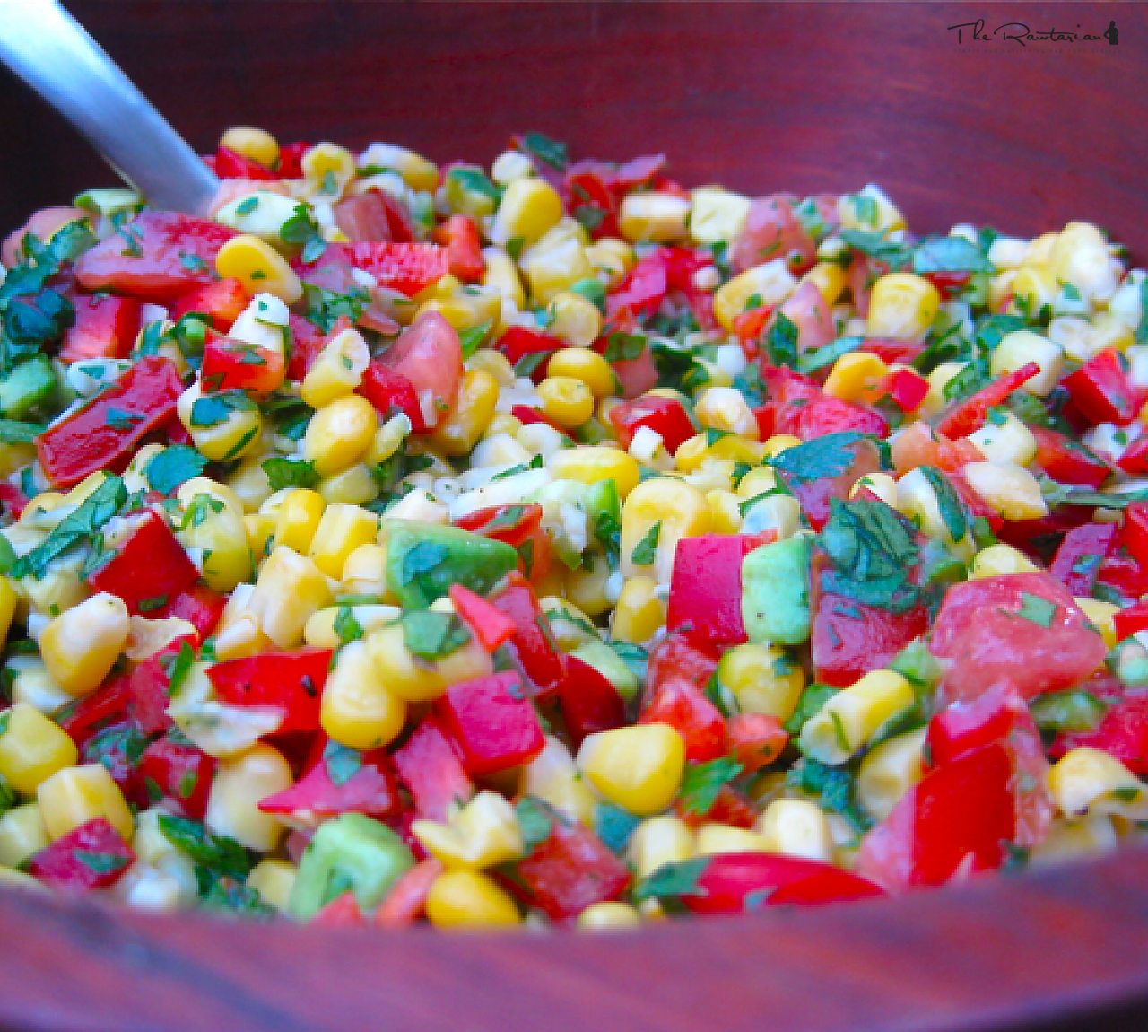 Vegan Zesty Lime Corn Salad | The Rawtarian