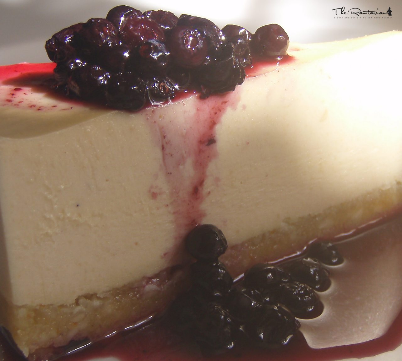 Wild Blueberry Cheesecake | The Rawtarian