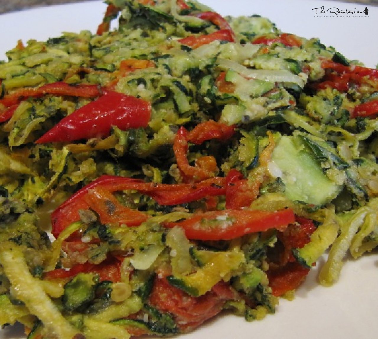 Zucchini Cheesy Pasta | The Rawtarian