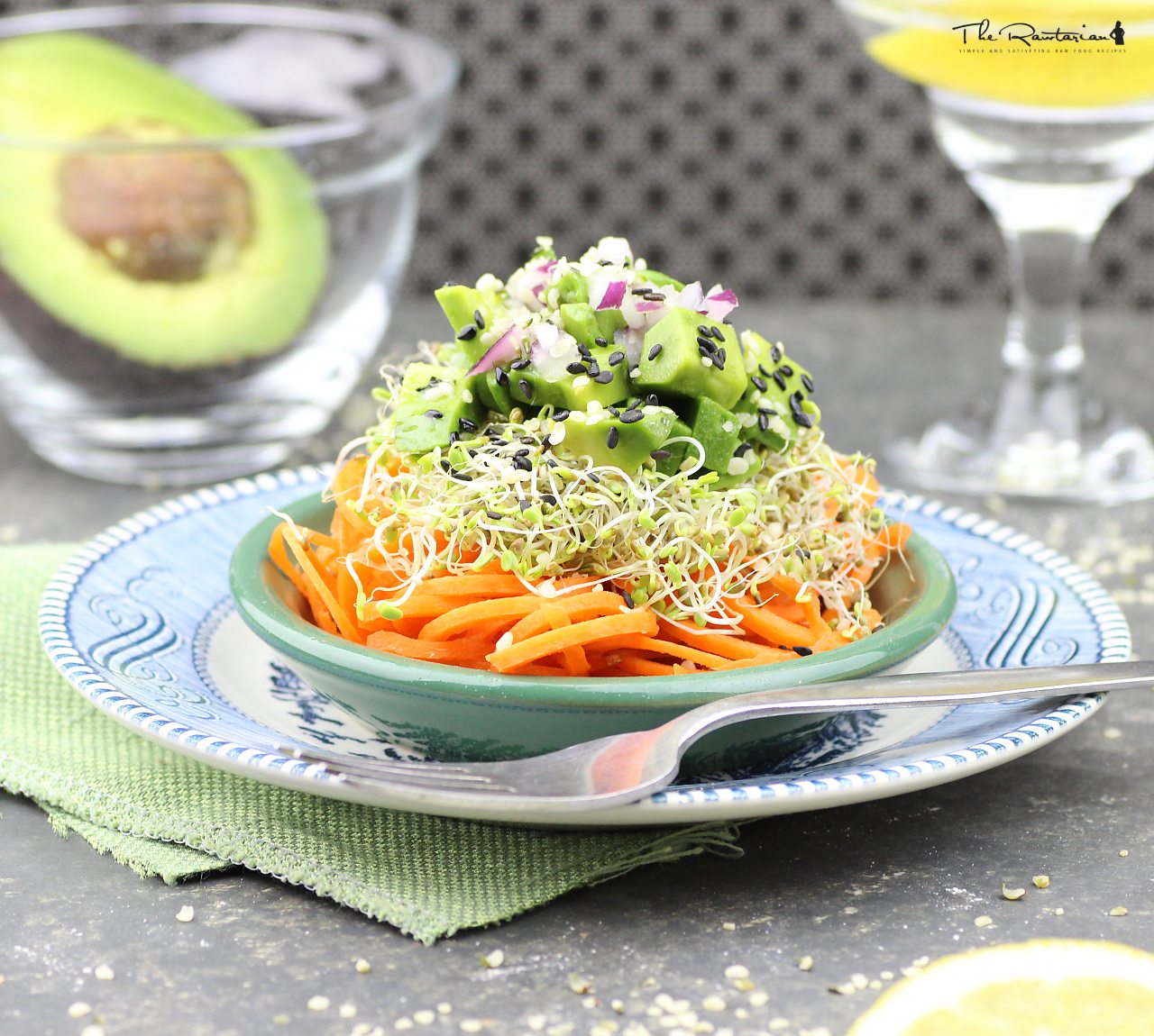 Raw avocado bowl recipe The Rawtarian