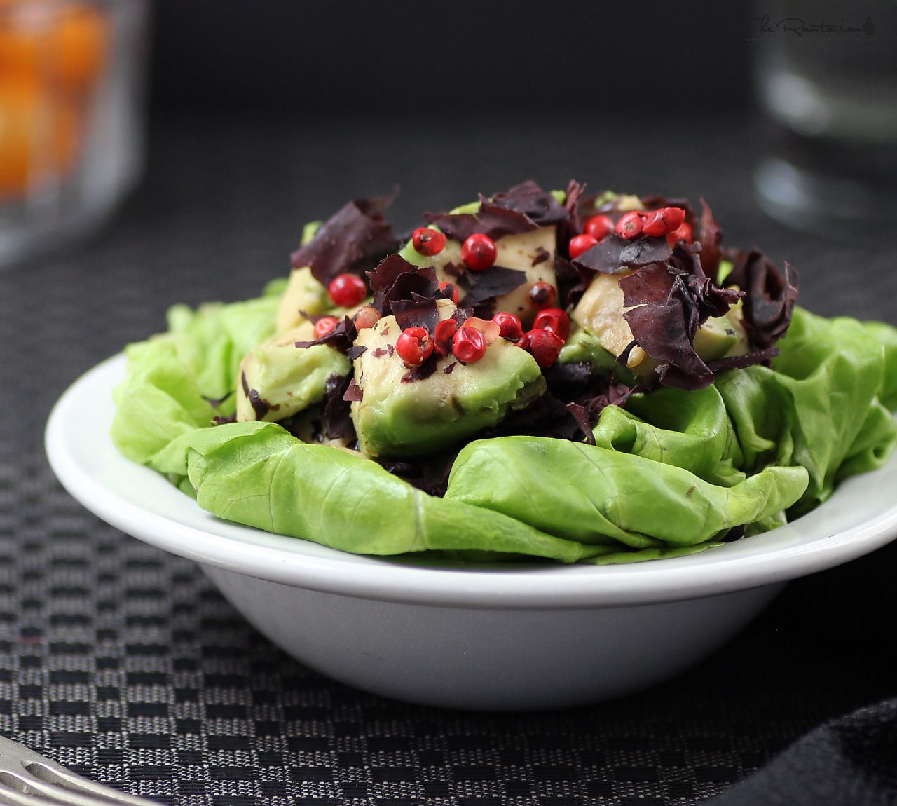 salad on table