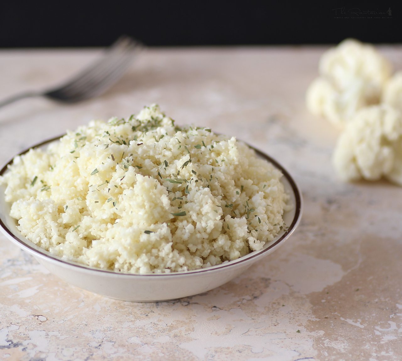 Raw cauliflower rice recipe The Rawtarian