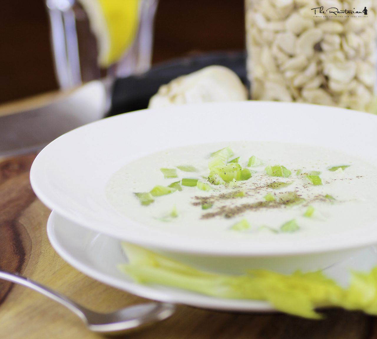 Raw cream of celery soup recipe The Rawtarian