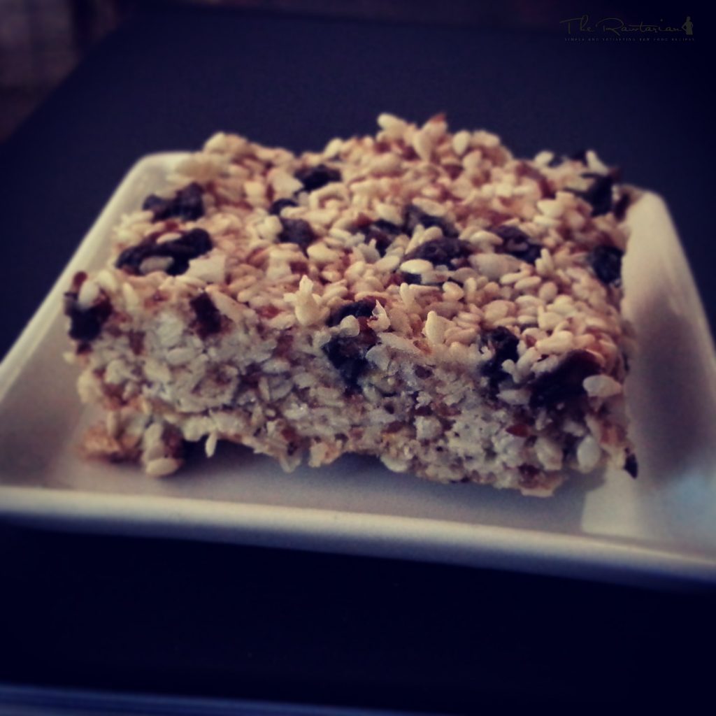 Raw sesame seed bar recipe The Rawtarian