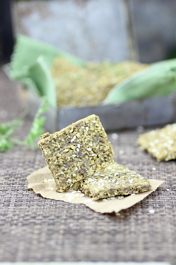 Raw cracker recipe Buttery walnut zucchini crackers The Rawtarian