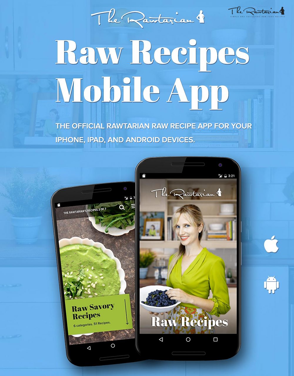 Raw Recipes Mobile App | The Rawtarian